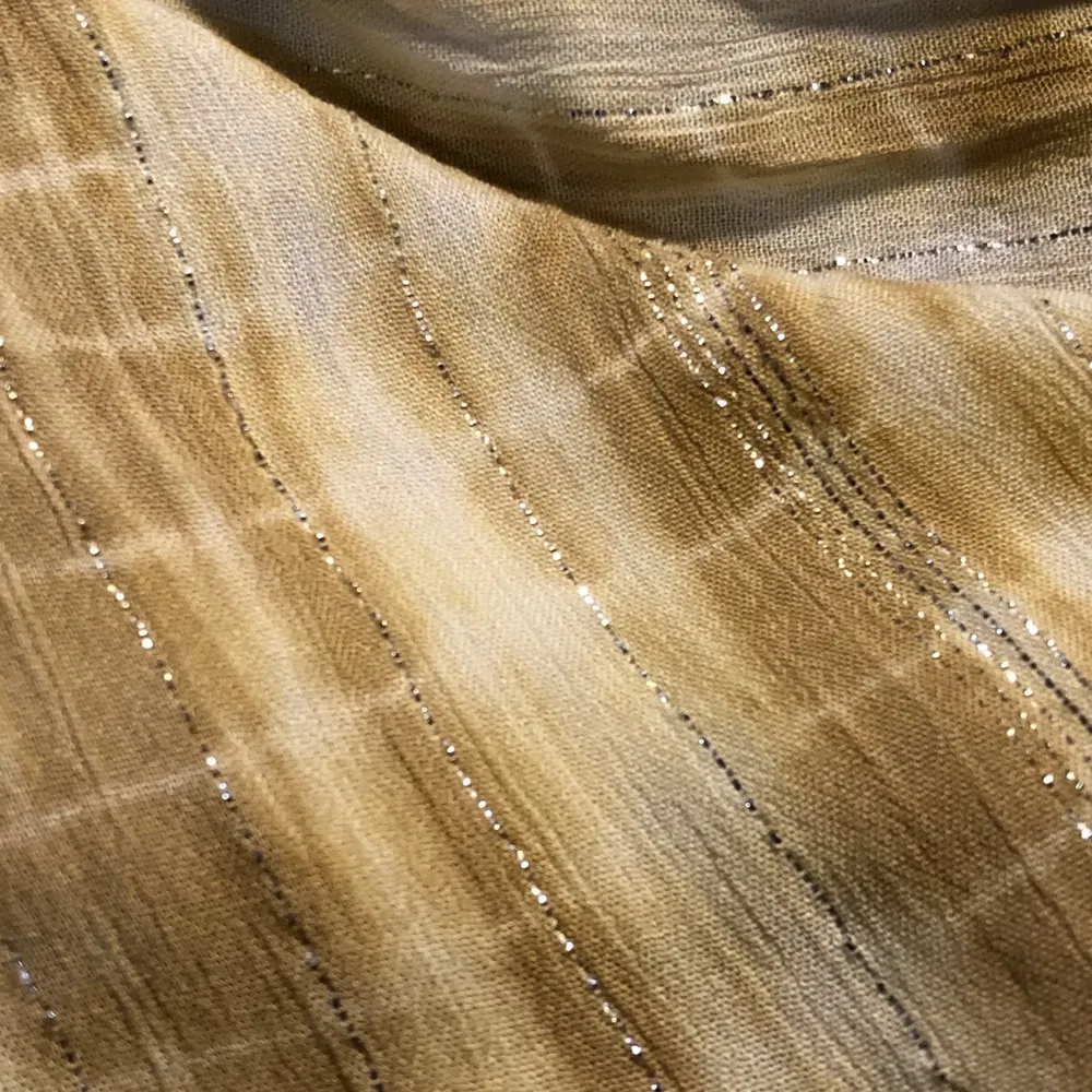 NEW SPIAGGIA DOLCE Tiered Gold Thread Flowing Beach Coverup - Image 10