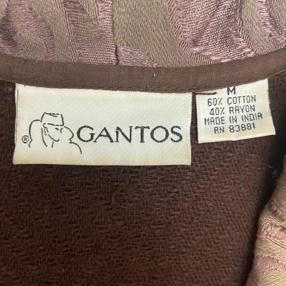 Vintage Gantos Quilted Bolero Jacket Size M - Image 6