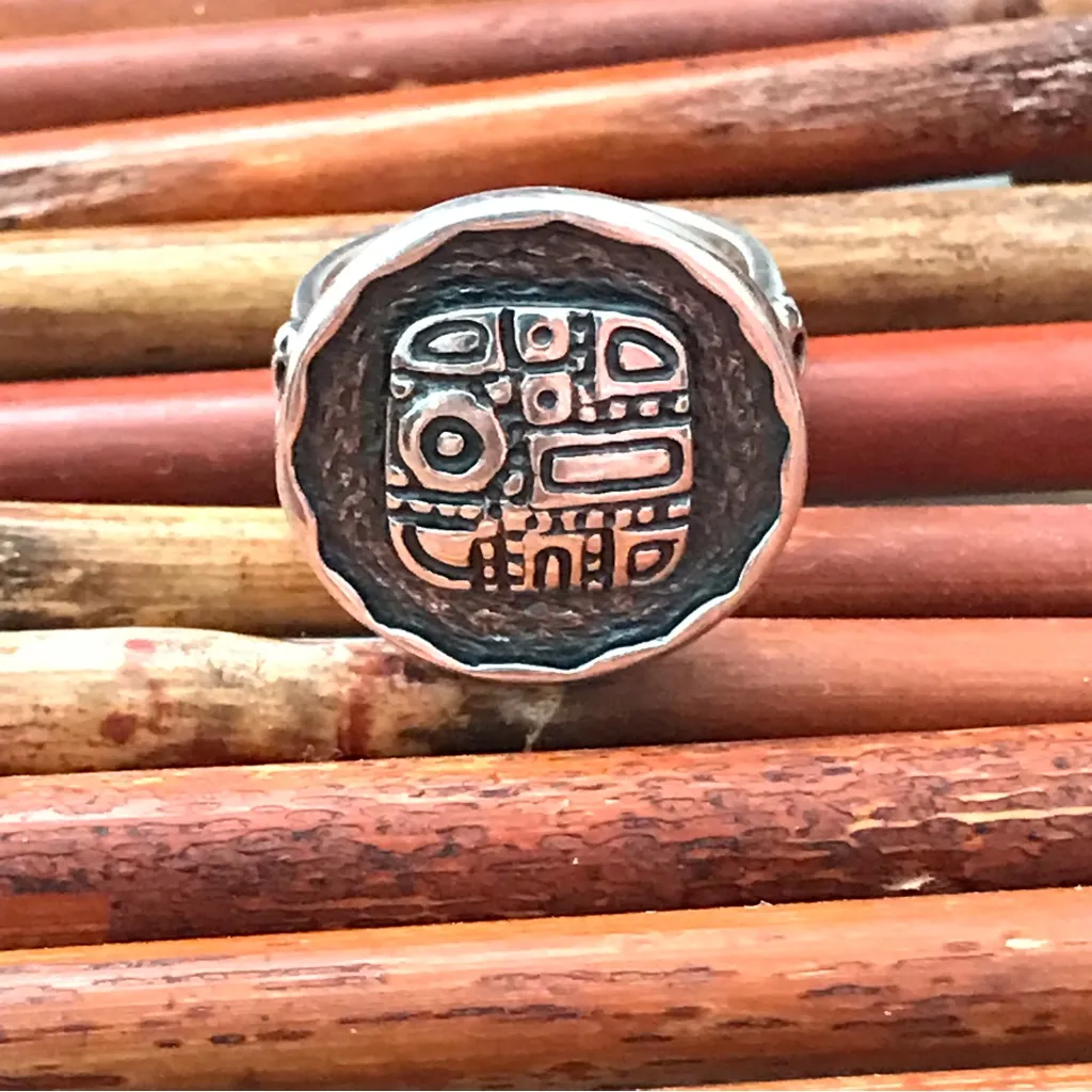 Silpada Sterling Silver Coin Ring Size 6 - Image 5