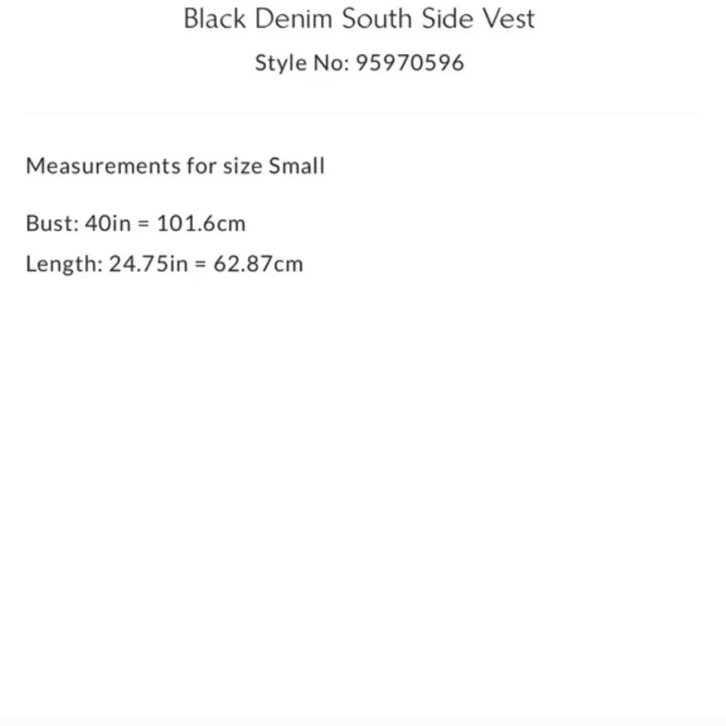 Free People NWT We the Free Black Denim Southside Vest in Washed Black - xs - Image 6