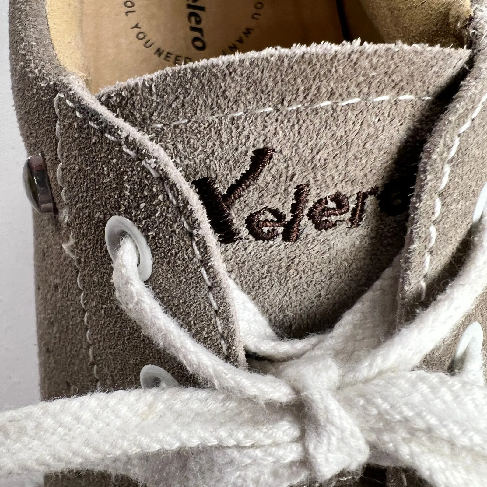 Xelero Heidi Walking Shoe Fawn Taupe Suede Comfort XX22263 Size 40 (9.5 - Image 7