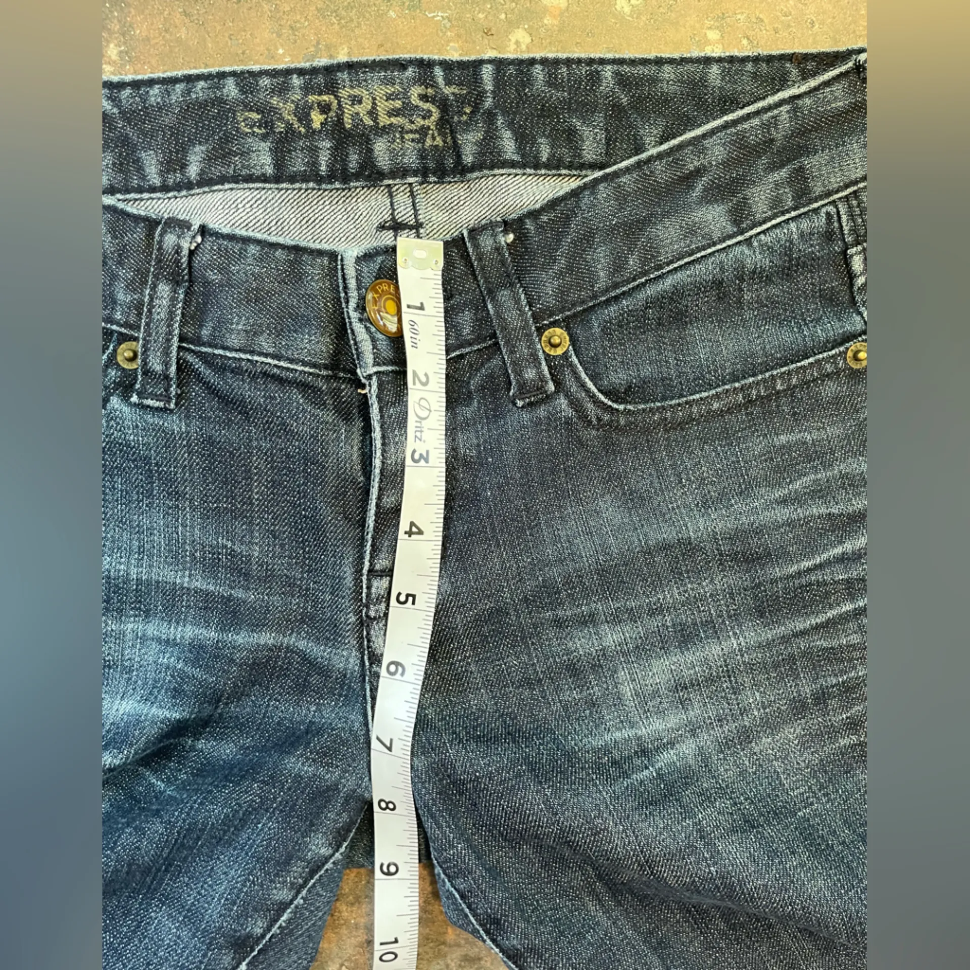 Express Dark wash Bootcut Jeans Size 2 - Image 6