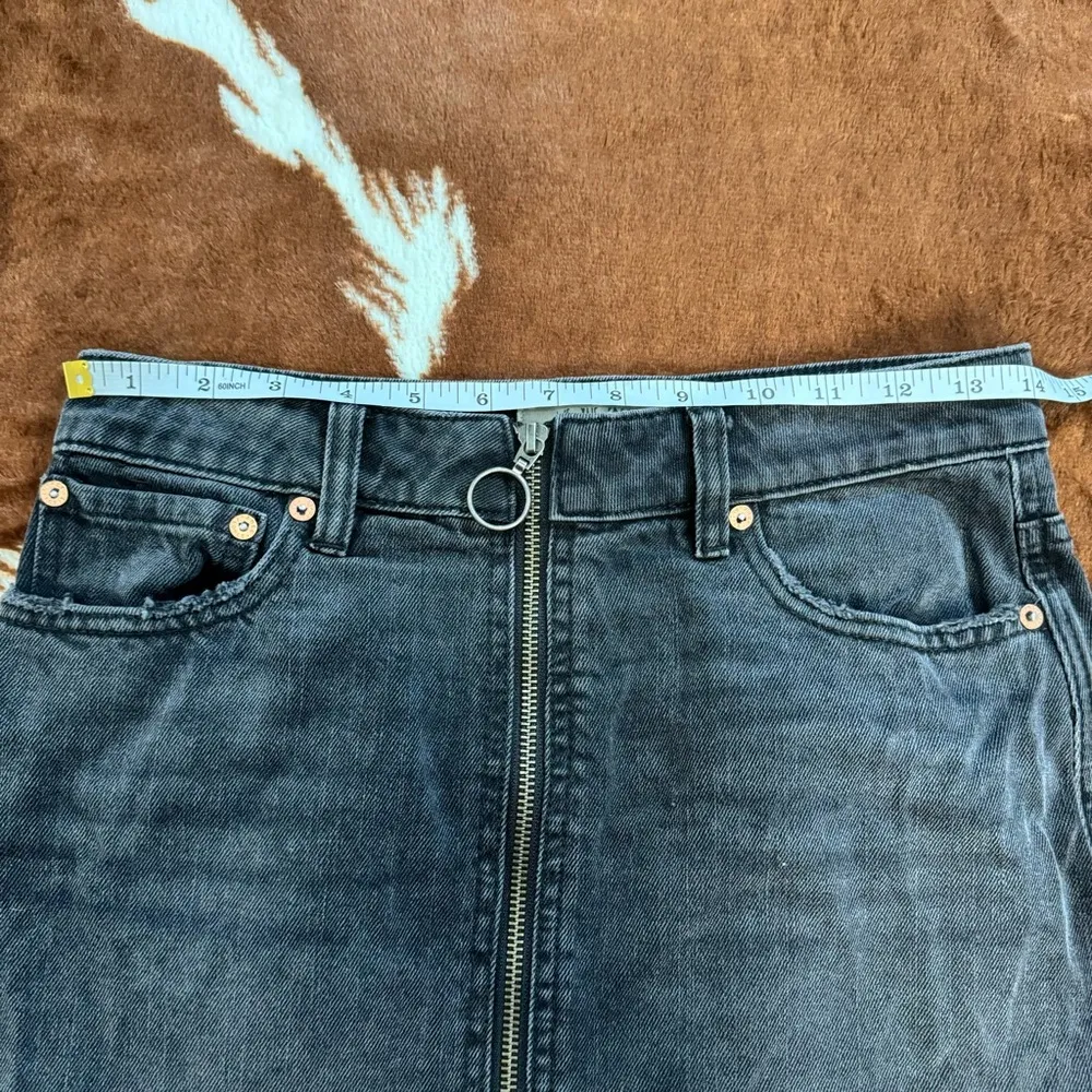 Black Denim Skirt - Image 5