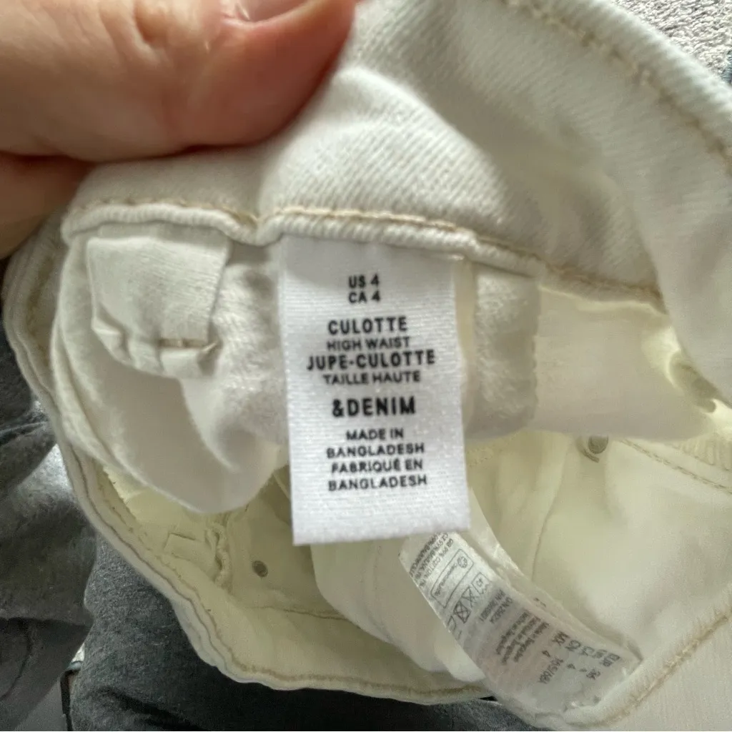 Culotte White Size 4 - Image 4