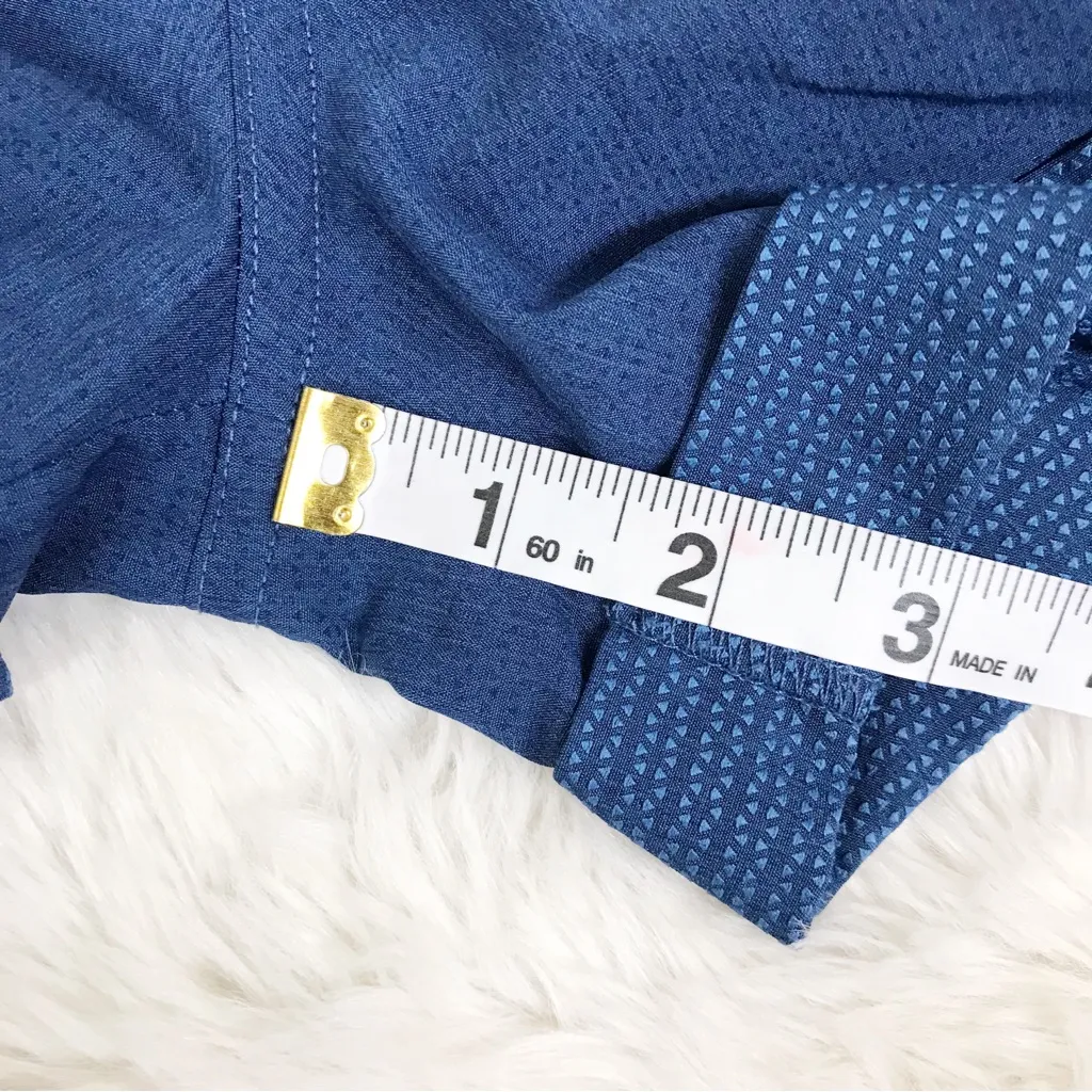 ZYIA Blue Not Just A Trail Shorts Cuffed Workout Running Short Size Small - Image 12