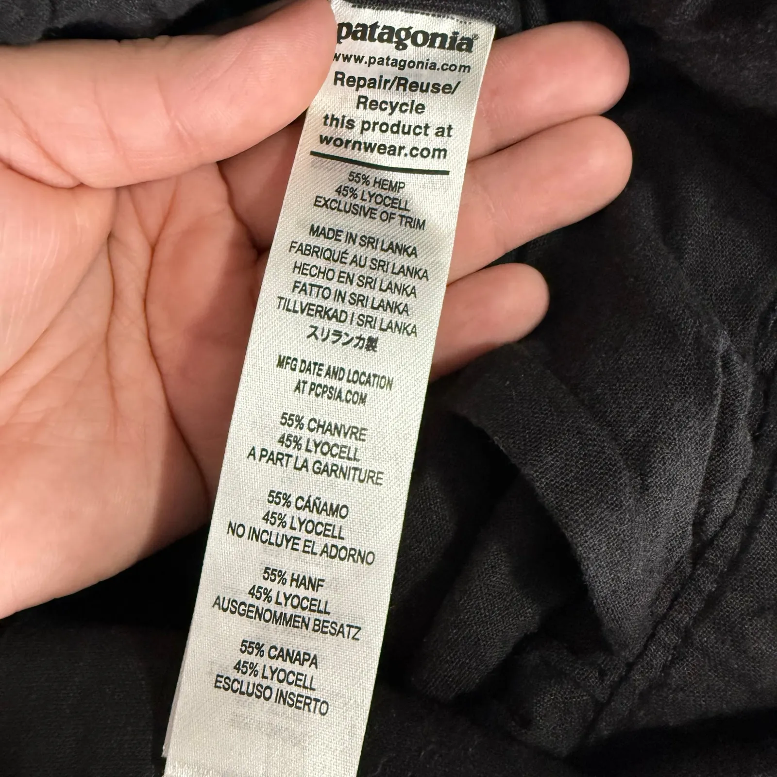 Patagonia Women's Garden Island Dress, Black, M  75186 - Image 6