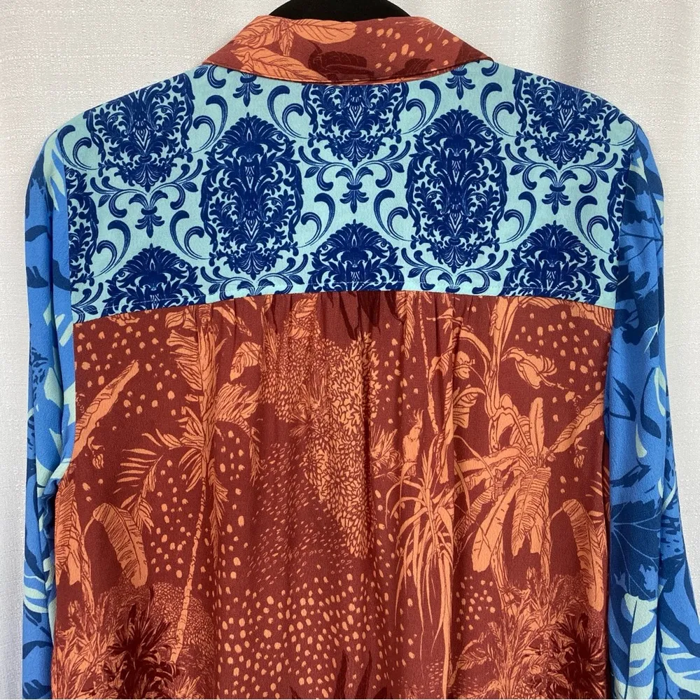 Soft Surroundings Floral Hermosa Tunic Blouse Sz.M - Image 11