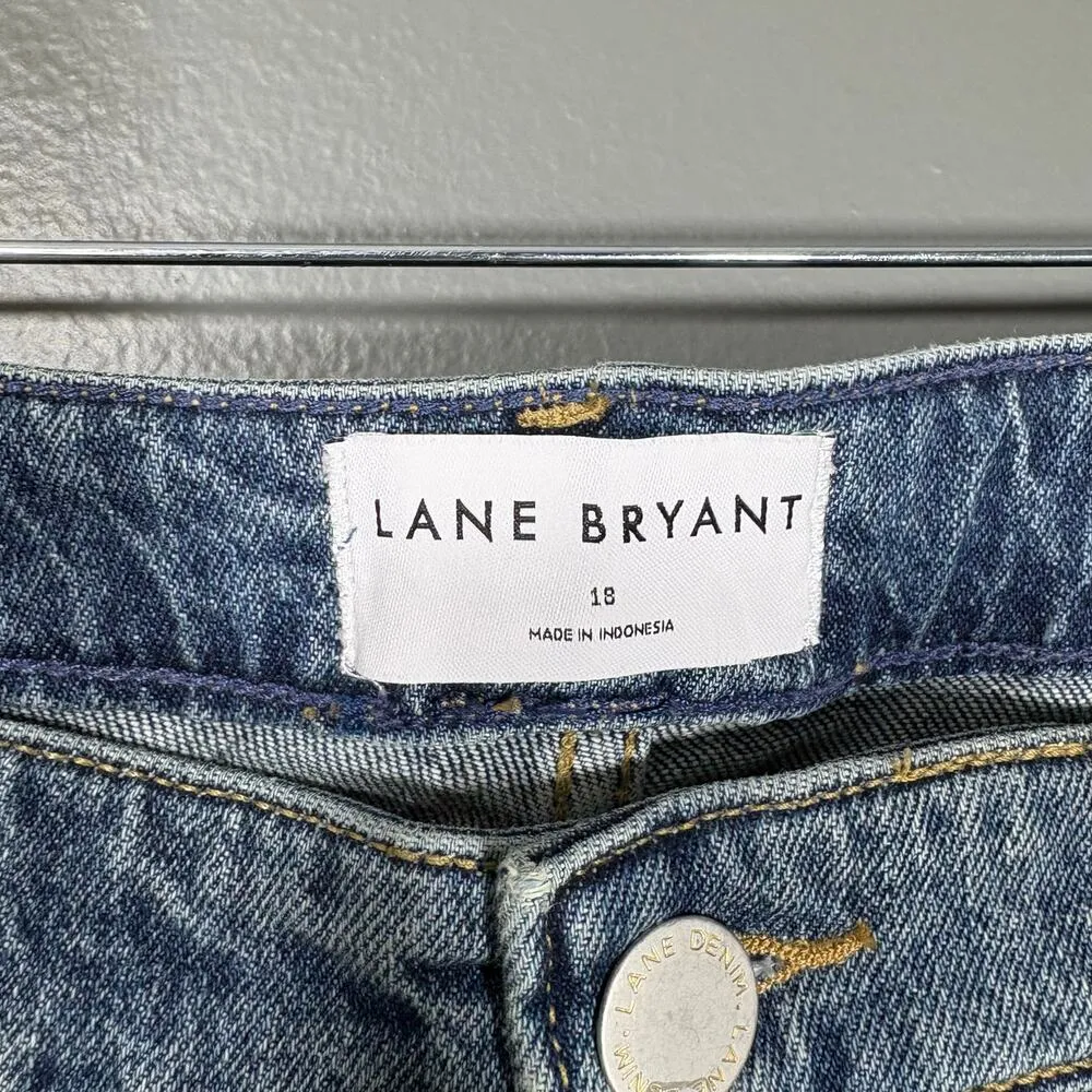 Lane Bryant NWT Indie Mid Rise Wide Leg Jeans - Size 18 - Women's Plus Size - Image 4