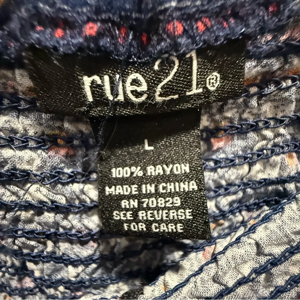 Rue21 Multicolor Strapless Boho Top - Image 4