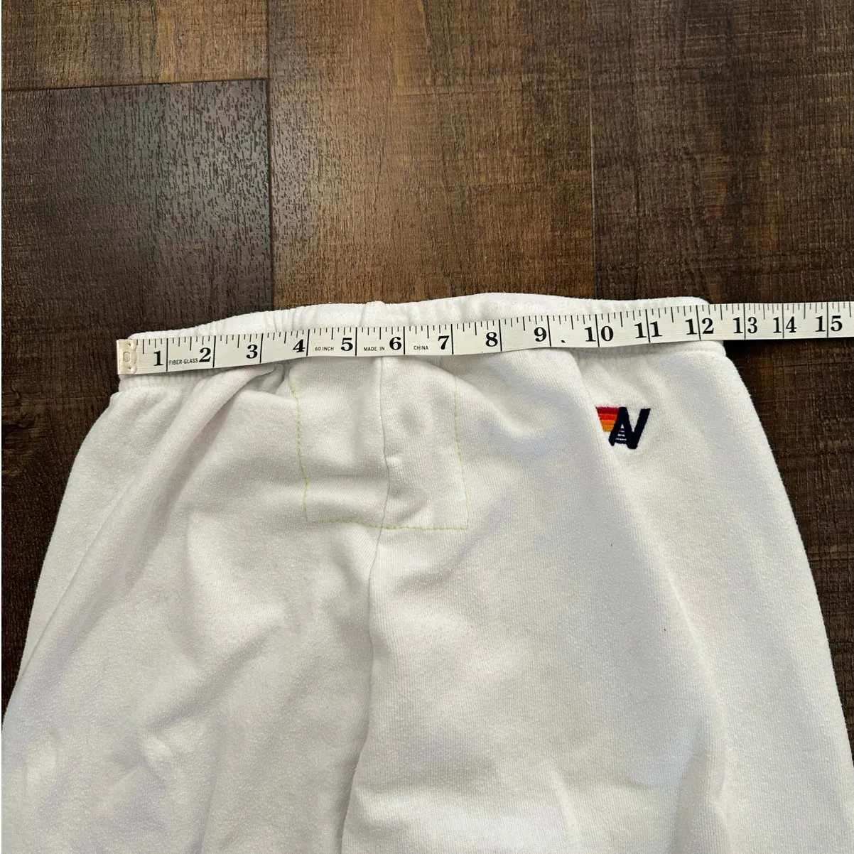 Aviator Nation White/Rainbow Vail Sweatpants Size Small - Image 6