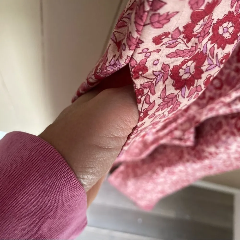 NWT Faherty Adella Jumpsuit in Sun Up Block Print Size Small - Image 14