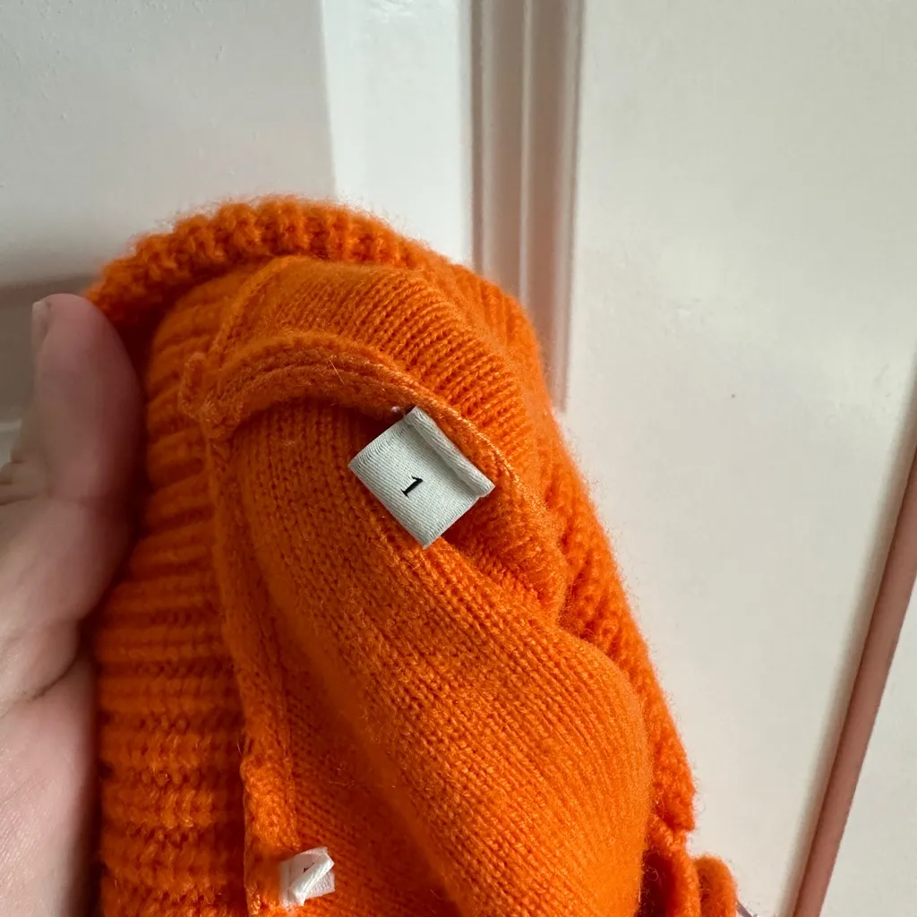 Sandro Menton Jewel Button‎ Crop Polo Sweater- New - Image 7