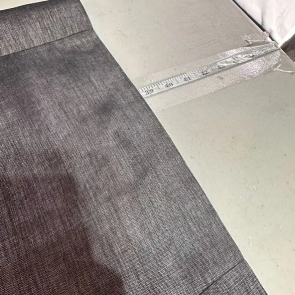 Hugo Boss Womens Linen Blend Cap Sleeve Pleated Sheath Dress Heather Gray Size 6 - Image 11