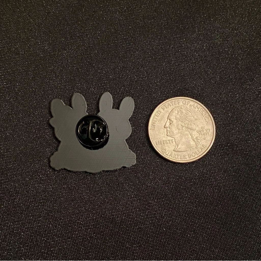 There’s no love like bunny love | Get 3 enamel pins/magnets for $18 White - Image 2