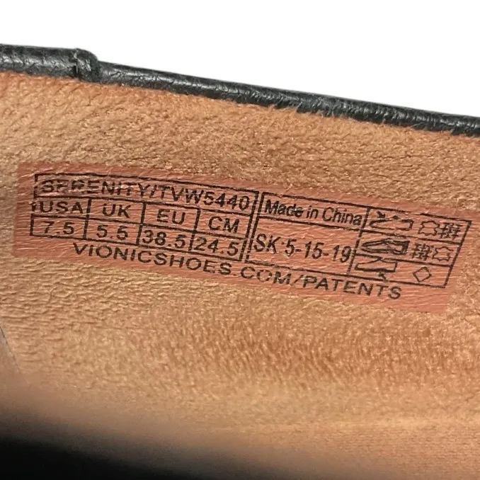 Vionic Women's Magnolia Serenity Strappy Mary Jane Casual Flats Black Size 7.5 - Image 11