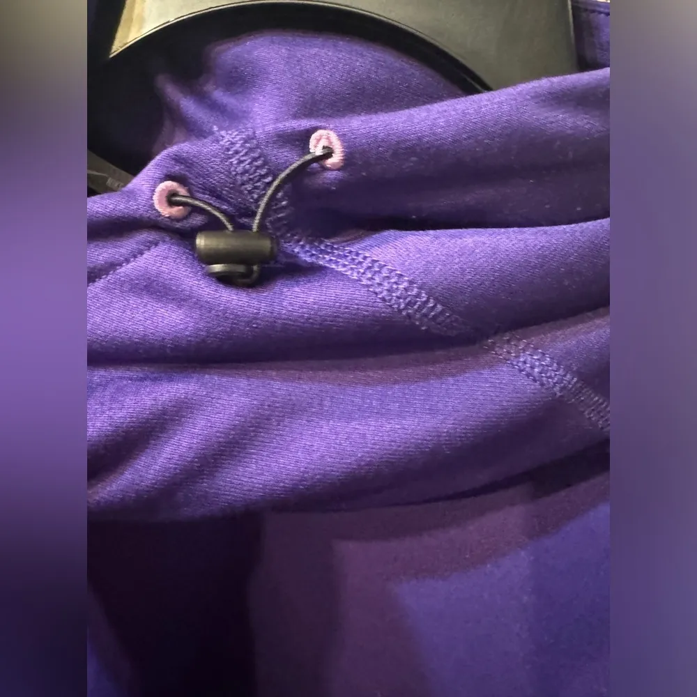 Women’s Nike Running Sweatshirt-Size Large-Purple-Drifit - Image 4