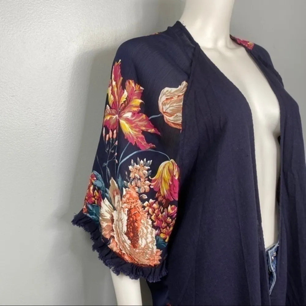 NEW Umgee Kimono W/Frayed Hem - Image 3