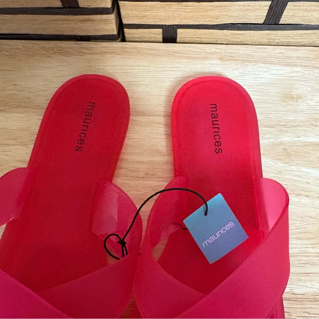 Maurices Pink Sandals Size‎ 7 - Image 4