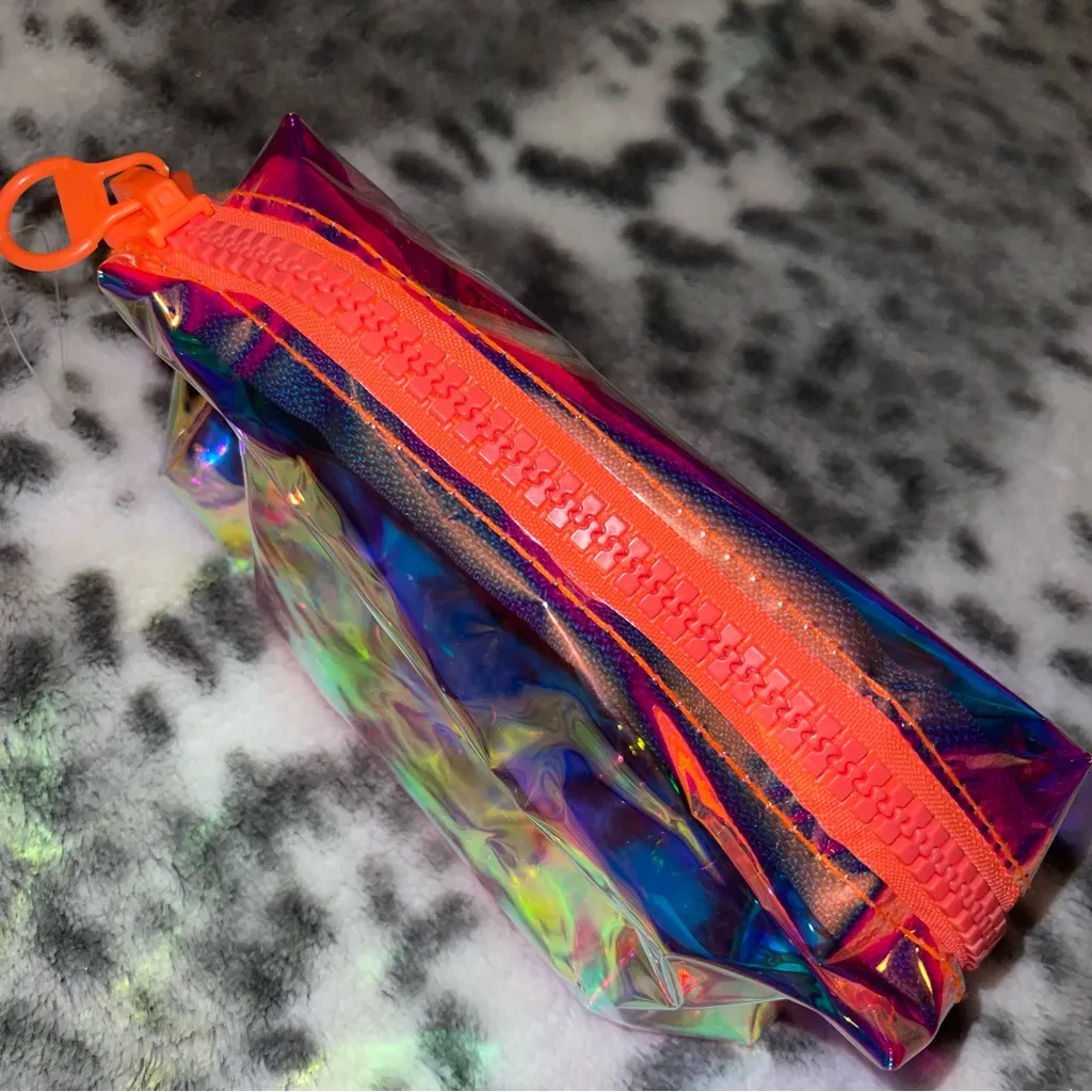 Unbranded Zippered Pouch Orange - Image 3