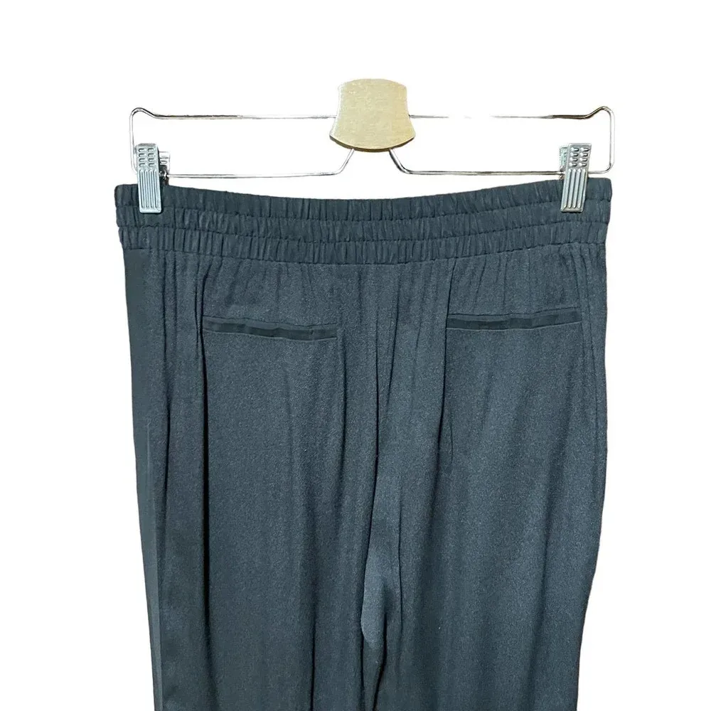 Rebecca Taylor Side Stripe‎ Black Jogger Pants Size 2 - Image 6