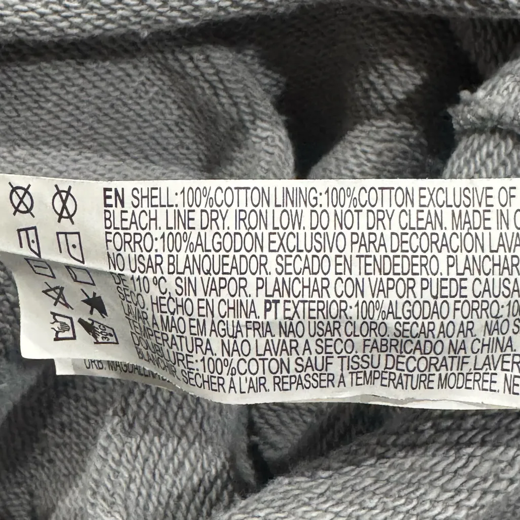 Hello Kitty Cinnamoroll Grey Cropped Hoodie Women’s Medium - Image 3