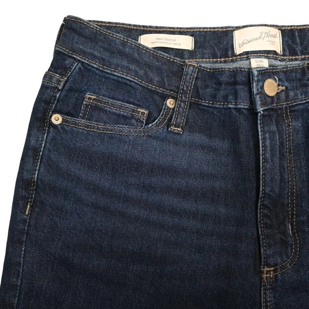 Universal Thread Womens 6/28 Short Ankle Bootcut Jeans NEW - Image 6