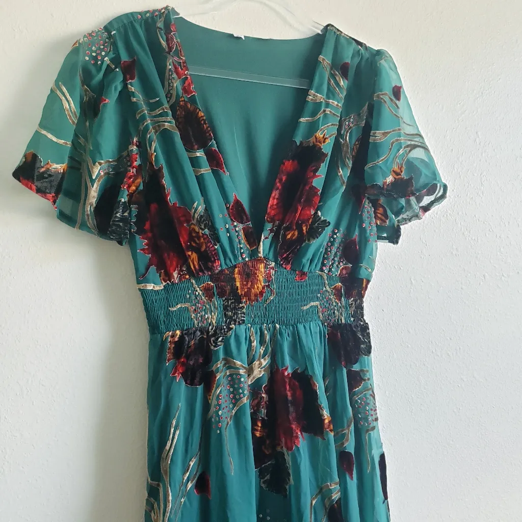 Baltic Born Valen Maxi Dress Velvet  New Without Tags - Image 4