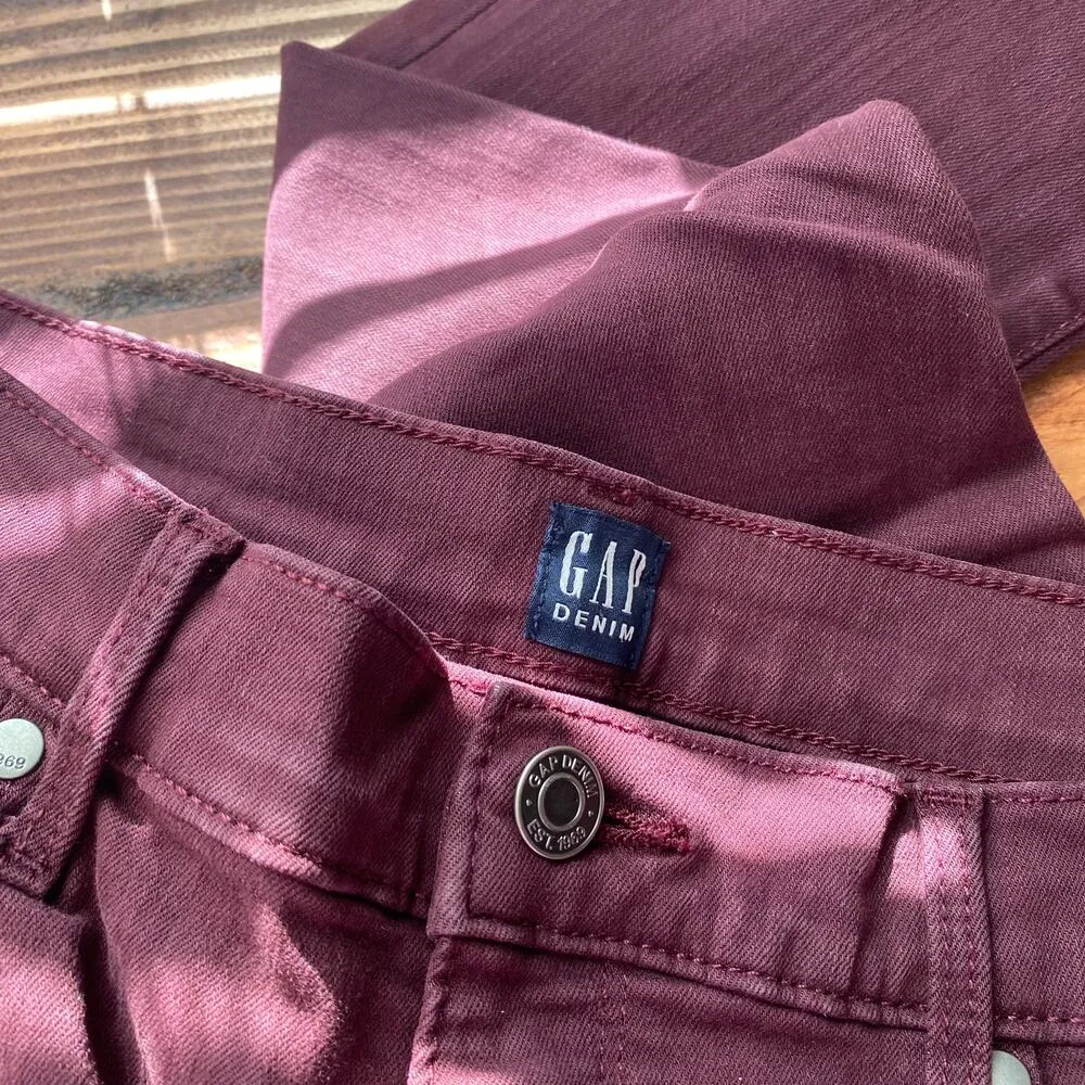 Gap Women's True Skinny Sculpt Vamp Red Jeans Size 29 Short Valentine's Day - Image 3