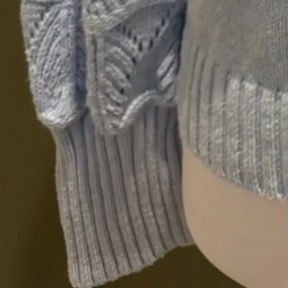 & Isla Light Blue Women's Sweater Size XS - Image 7