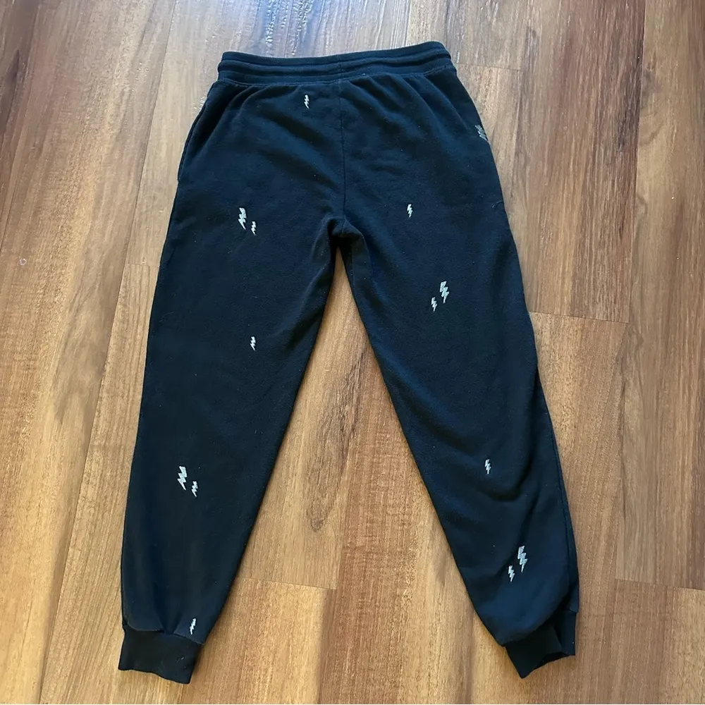 Honeydew Women's Black Lightning Bolt Joggers Size XS - Image 4