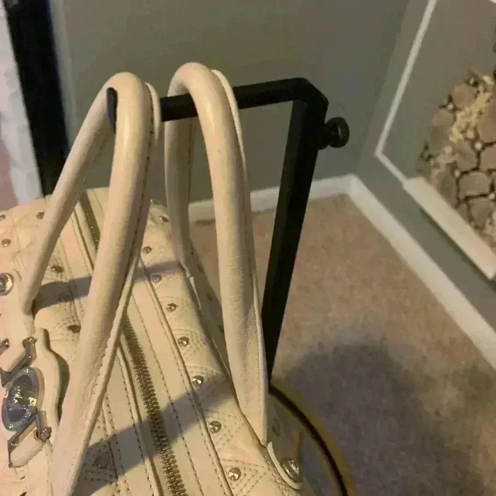 Versace Leather satchel color cream soft Leather - Image 4