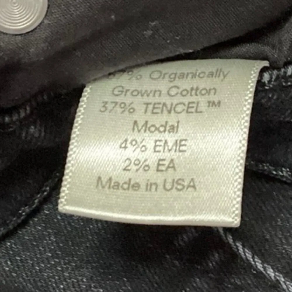 Reformation Women's Black Distressed Ankle High Rise Skinny Denim Jeans Size 26 - Image 7