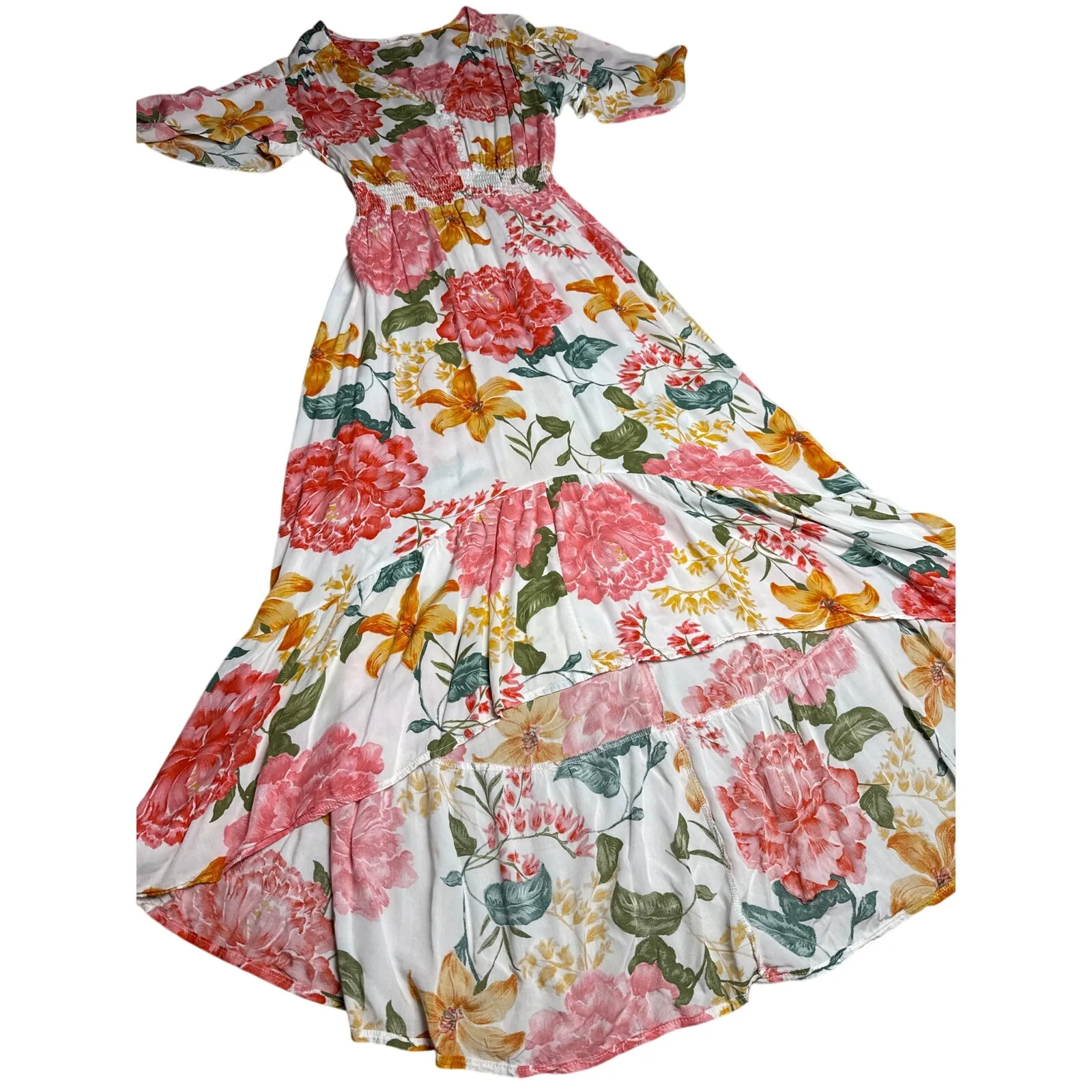 Able the‎ Label Osaka Garden Party Hi-Low Dress Multi Size Small - Image 6