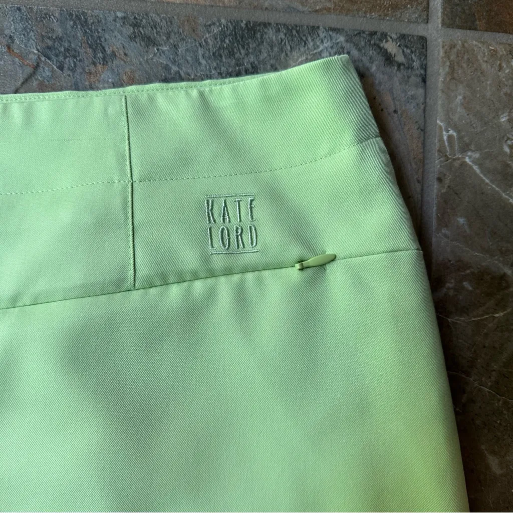 Kate Lord Green Split Hem Golf Skort Women's Size 12 Tennis Golf Skirt - Image 6