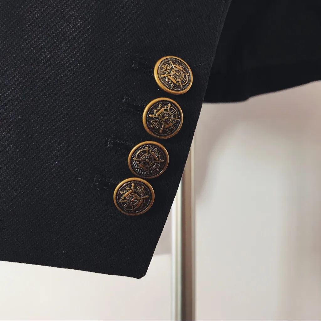 NWT Lands’ End Single Breasted Blazer in Black | Size 14 - Image 5