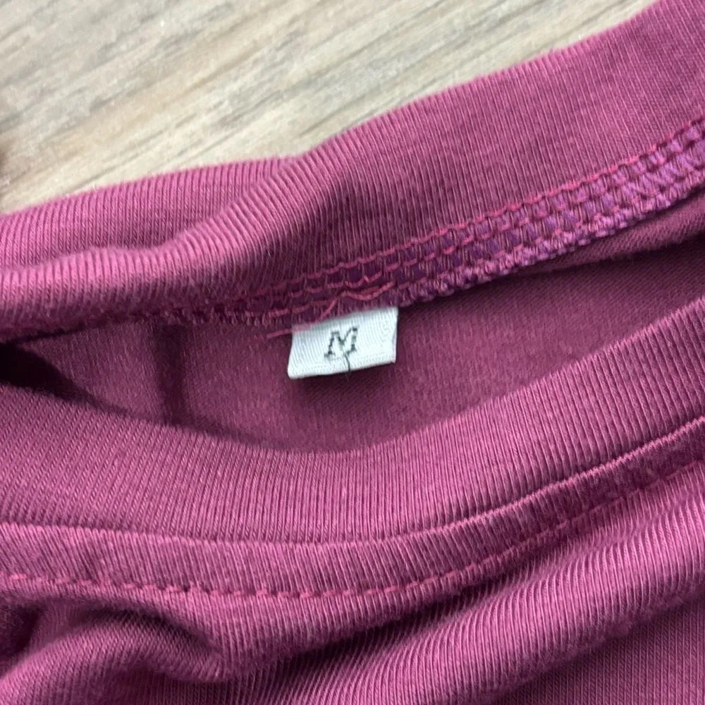 Compass Graphic Short Sleeve Wine Red T - Image 6