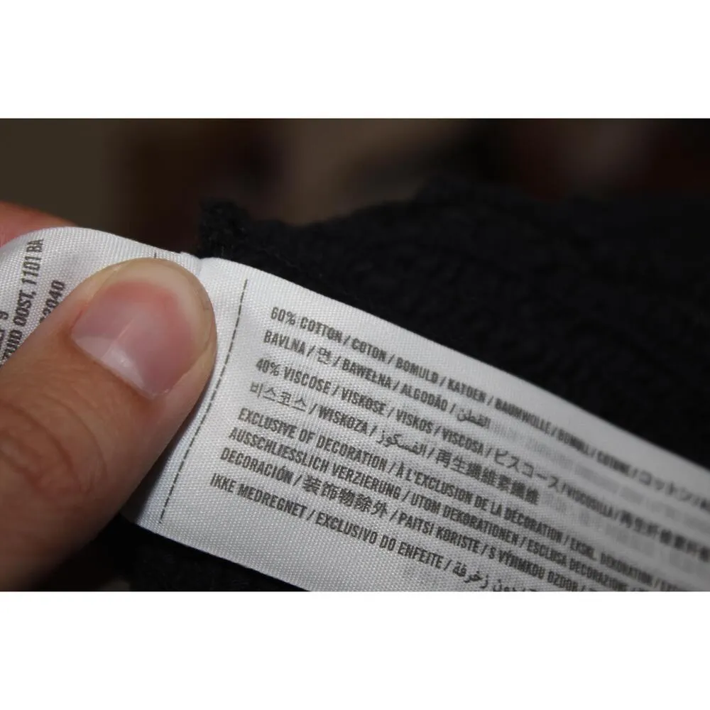 Womens Abercrombie & Fitch Black Sleeveless Ruffled Crop Top Tube Top Size XS - Image 4