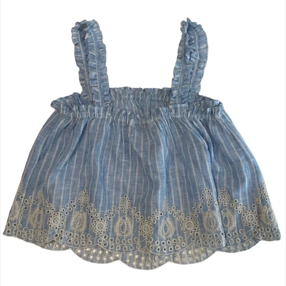 ✨ ZARA STRIPED RUFFLED TOP✨ - Image 10