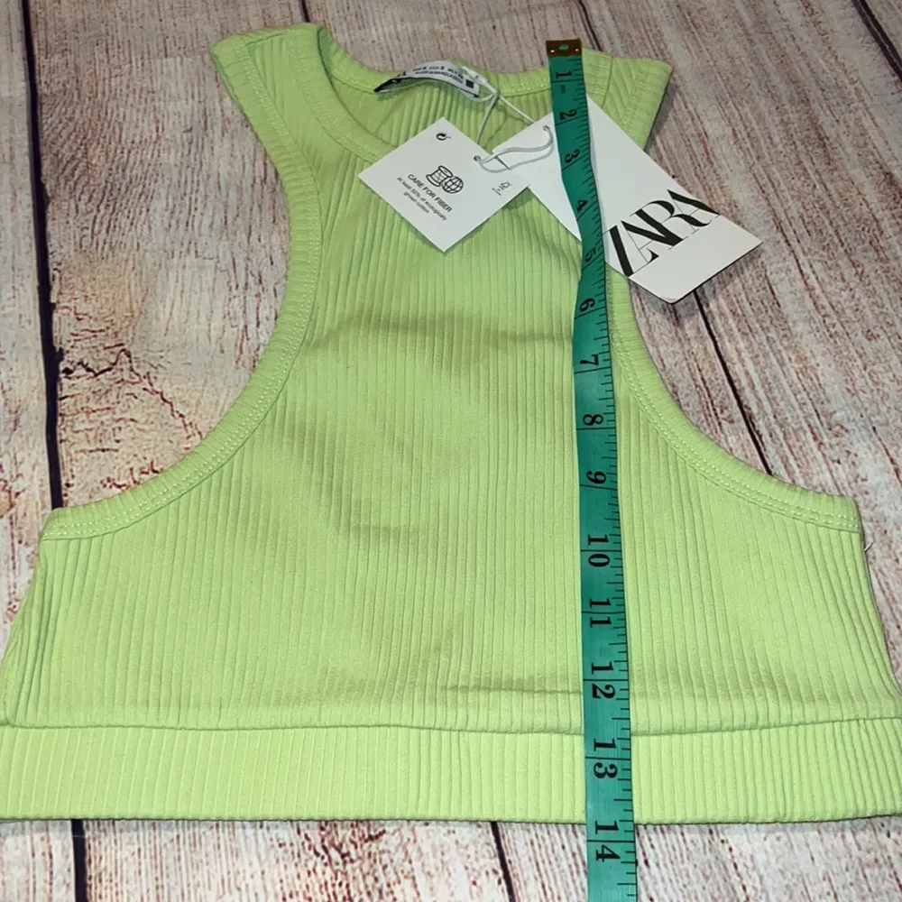NWT Zara Ribbed Tank Crop Top. Size S - Image 4