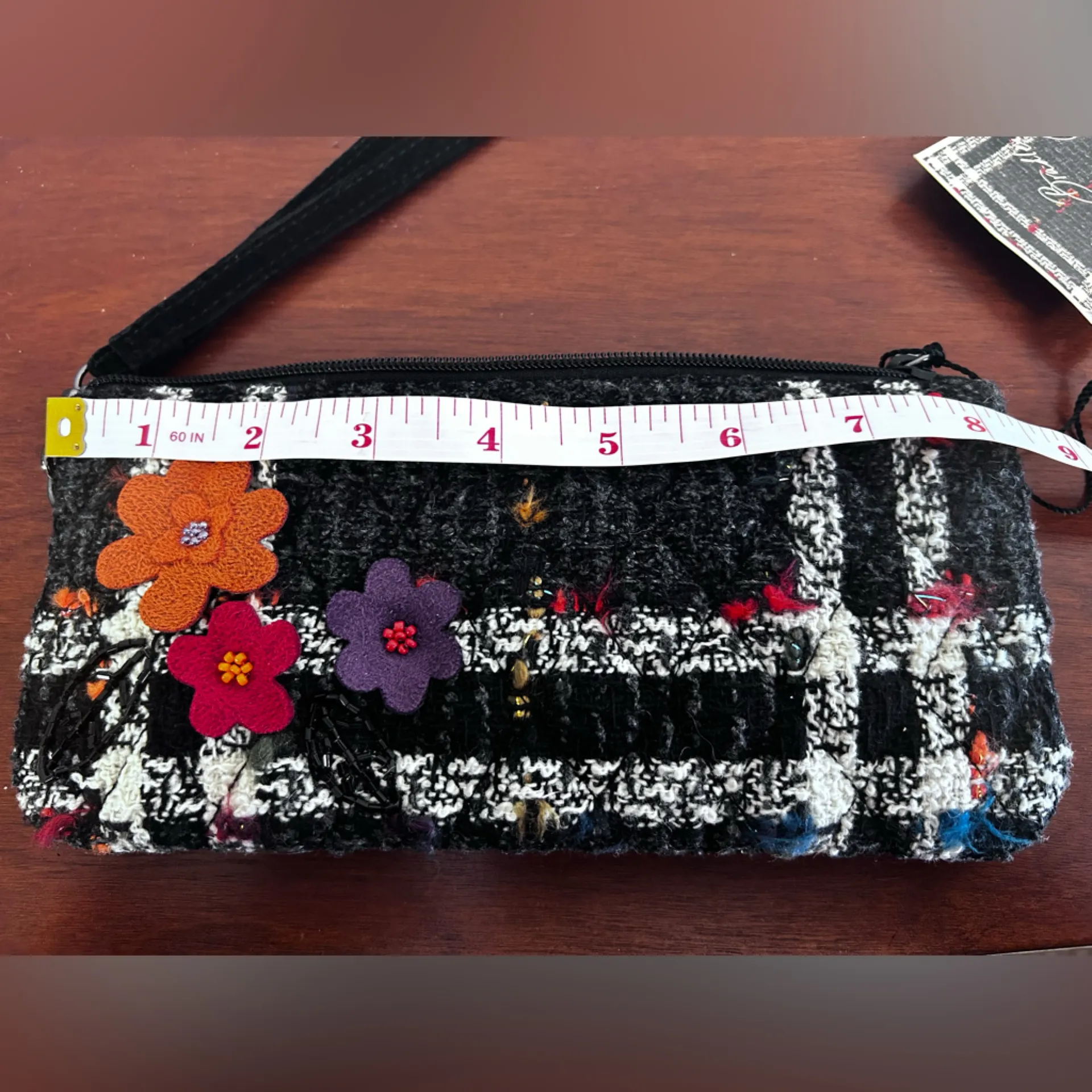 NWT Vera Bradley luxe Collection Tweed Wristlet - Image 4