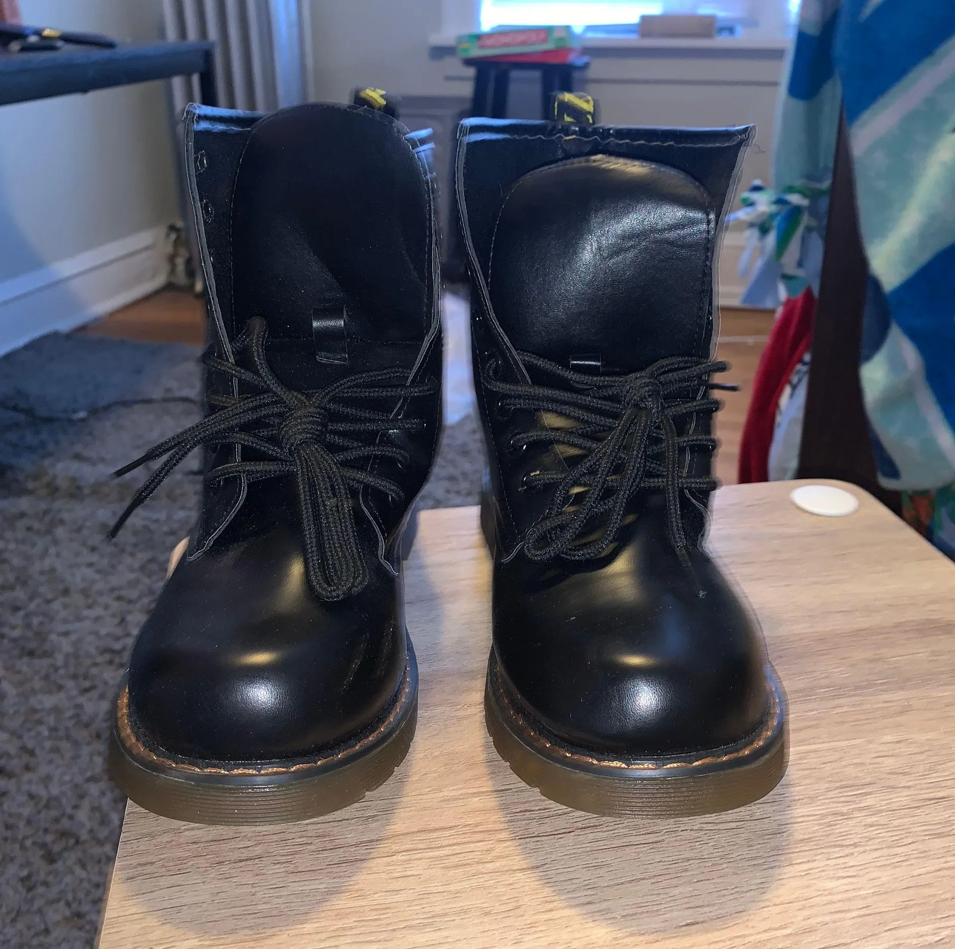 Brand New Black Boots Size 8 - Image 2