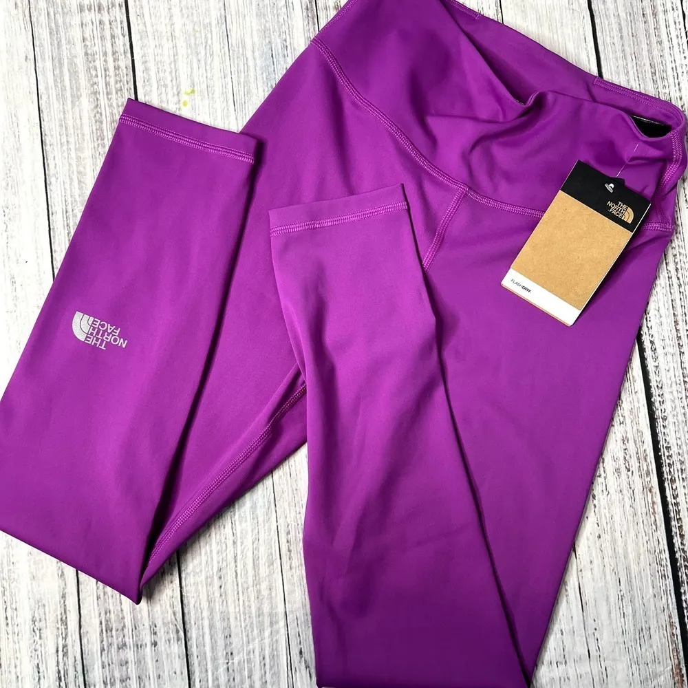 THE NORTH FACE NF Women's Elevation 7/8 Legging Purple NWT Small - Image 4