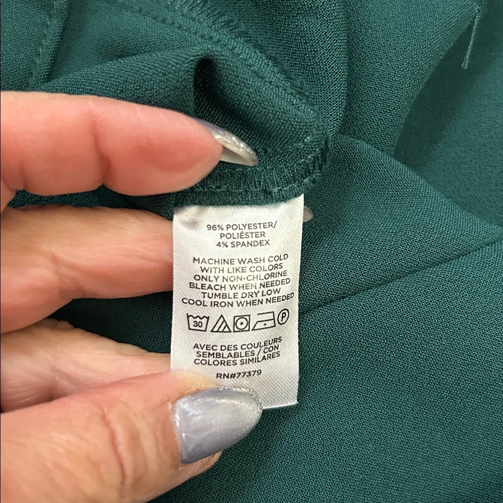 Ann Taylor Green Seam Front Flare Trousers - Image 9