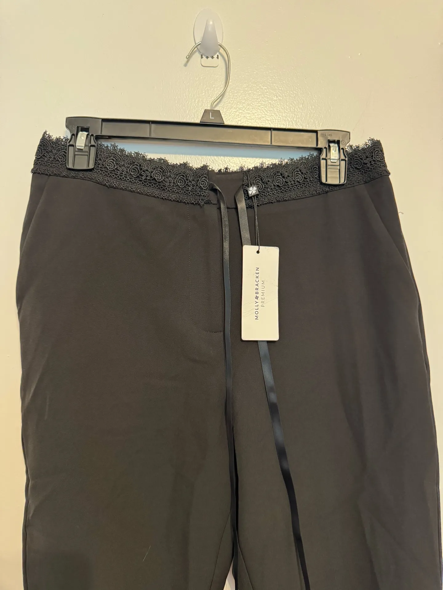 Molly Bracken Premium Black Woven Pants Size M - Image 3