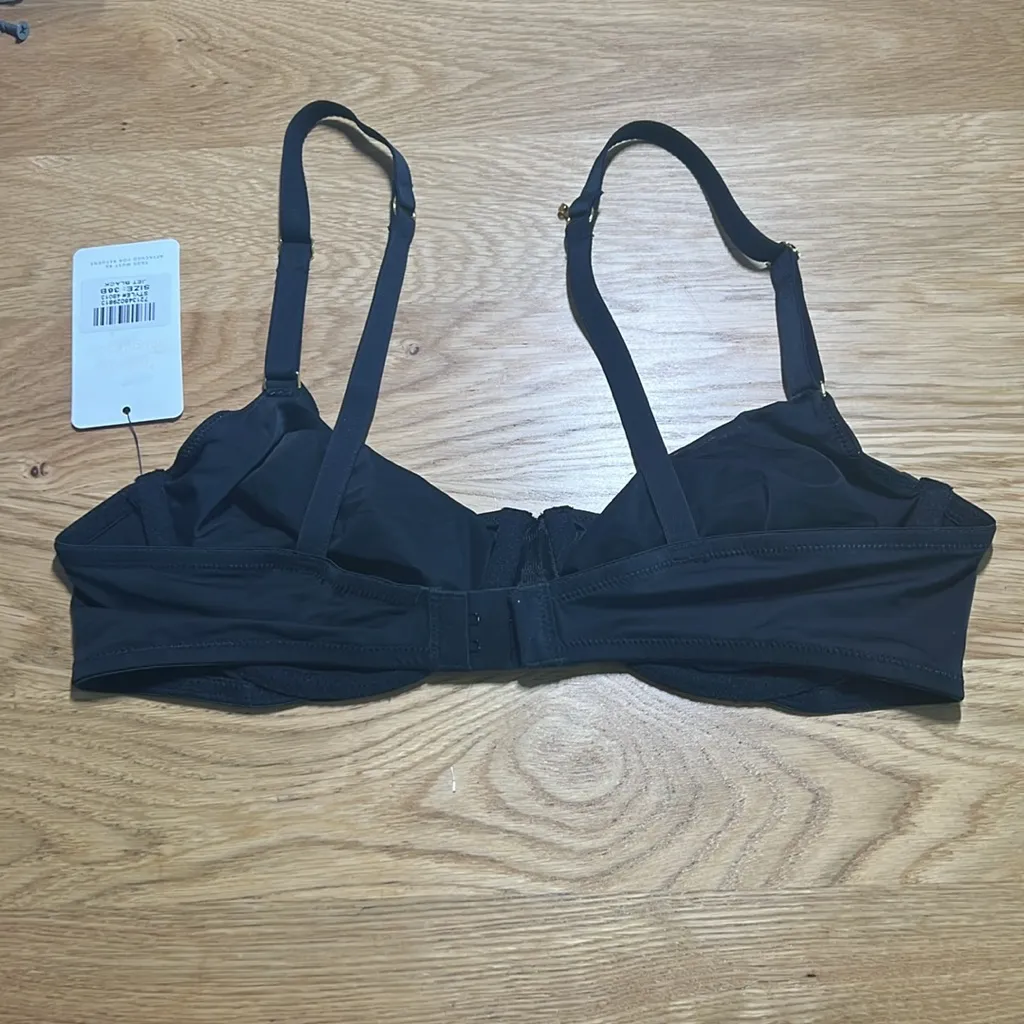 Lively Spacer Balconette Bra Black Mesh Size‎ 36B Adjustable Straps Underwire Size undefined - Image 7