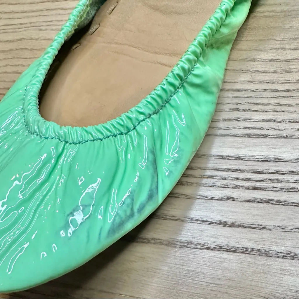 Tieks Mint Patent Leather Foldable Classic Style Ballet Flats 7 - Image 7