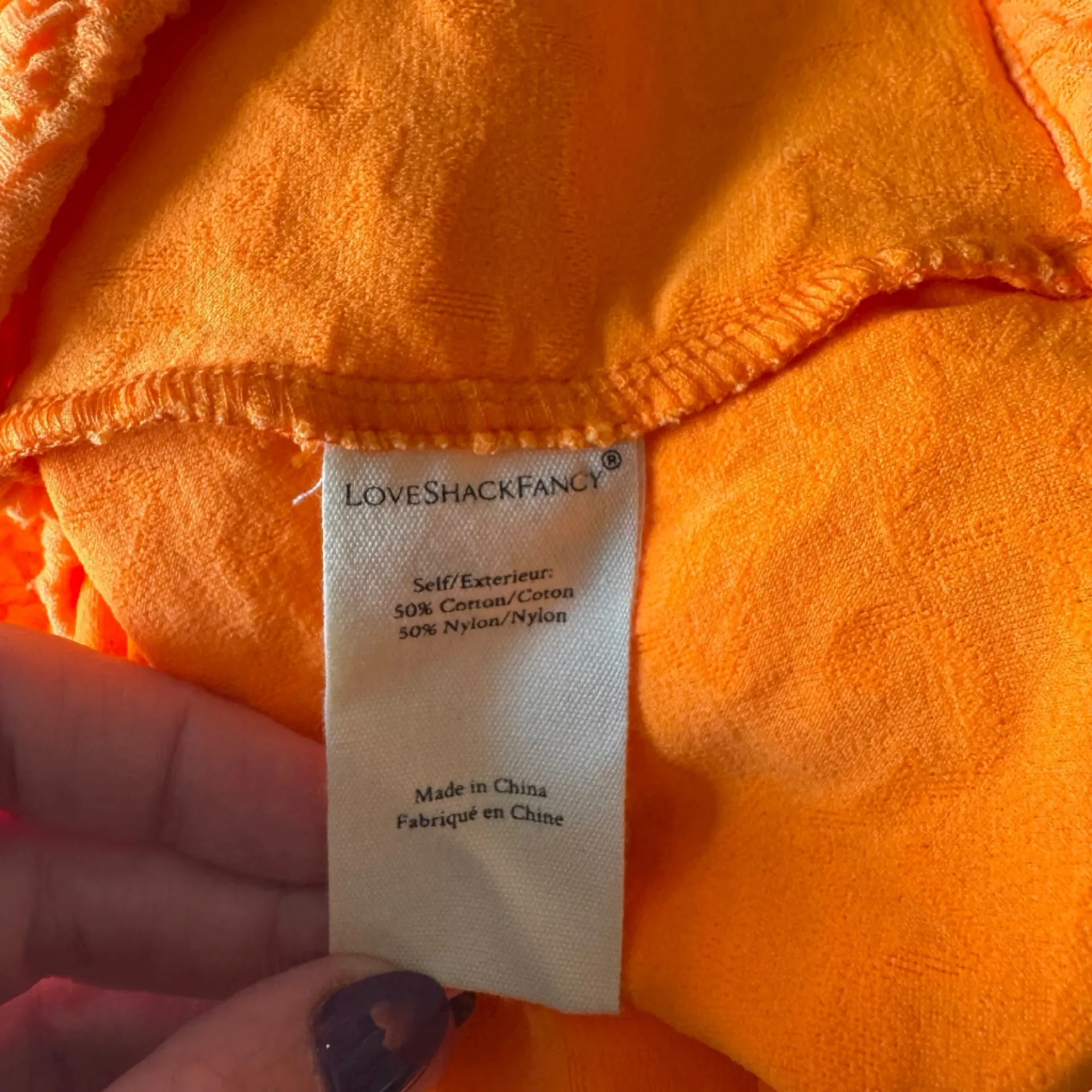 LOVESHACKFANCY - NWT Neon Tangerine Senina Crop Cardigan Sz XS - Image 8