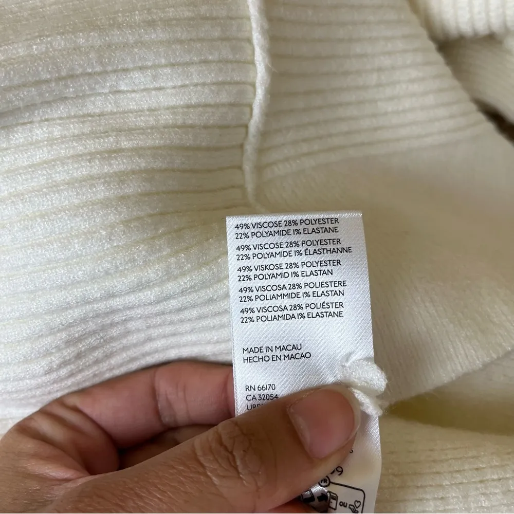 Anthropologie Ottoman Stitch Cardigan Sweater in Ivory - Image 9