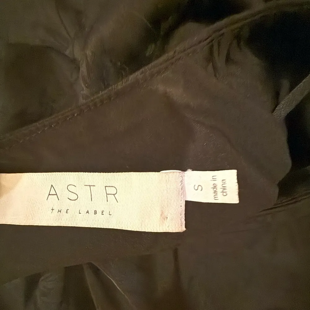 Astr Black Ruffled Peplum Sheath Dress size s - Image 7