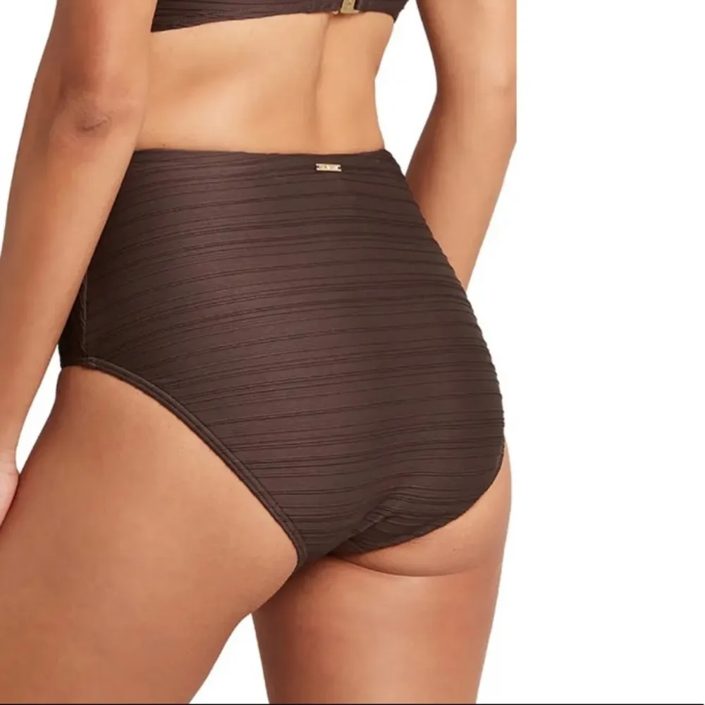 Sea level swim casablanca High waist bikini bottoms espresso US12 NWT Size 12 - Image 2